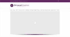 Desktop Screenshot of optimumesthetics.com
